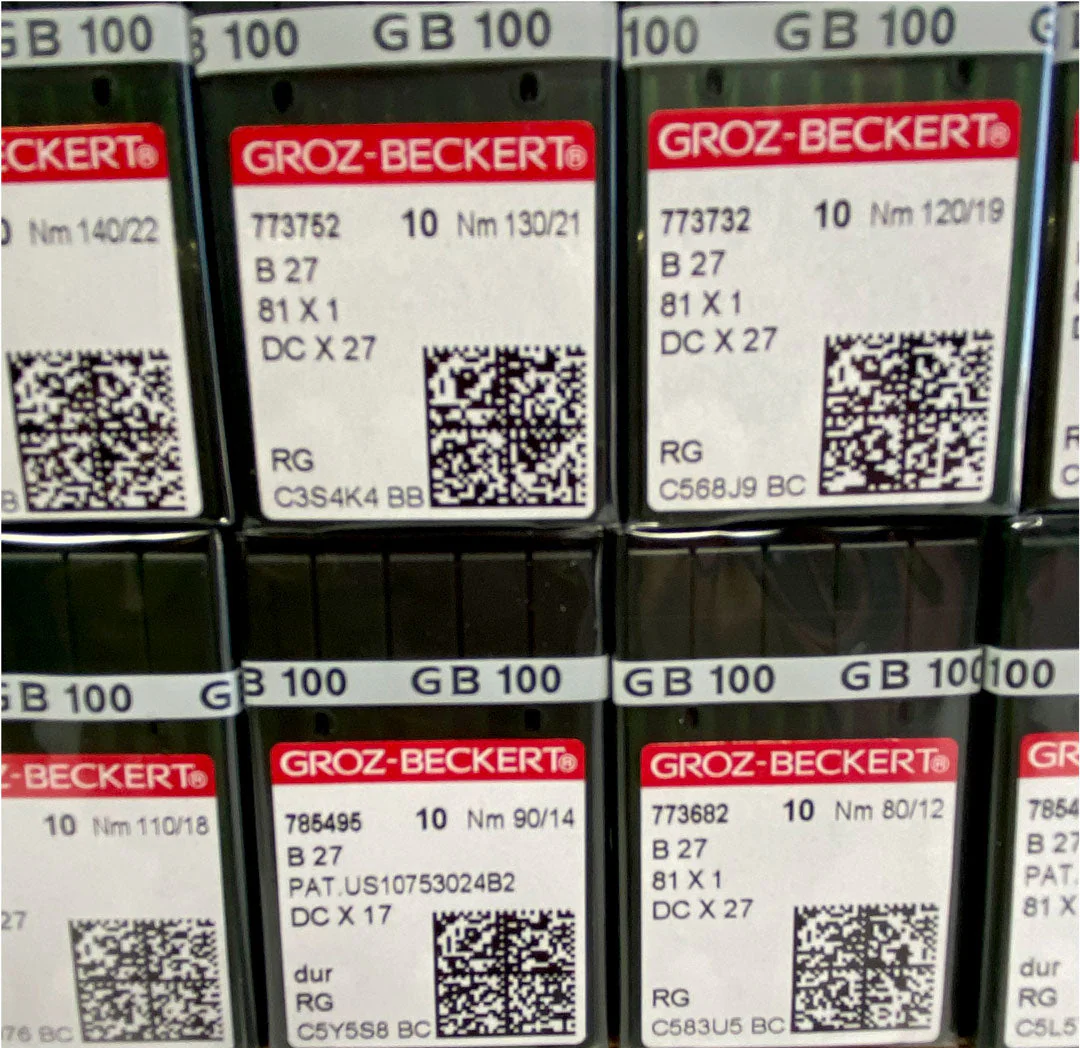 Aiguilles pour surjeteuse industrielle Groz-Beckert B27, 81x1, DCx27 NM 90 - Image 4