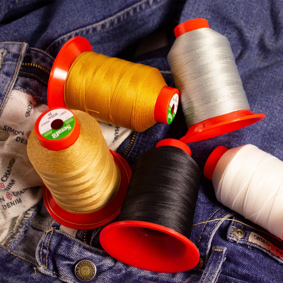 Bobine de Fil Serafil 20, 600m, Fil polyester pour chaussures, ocre, 262 - Image 4