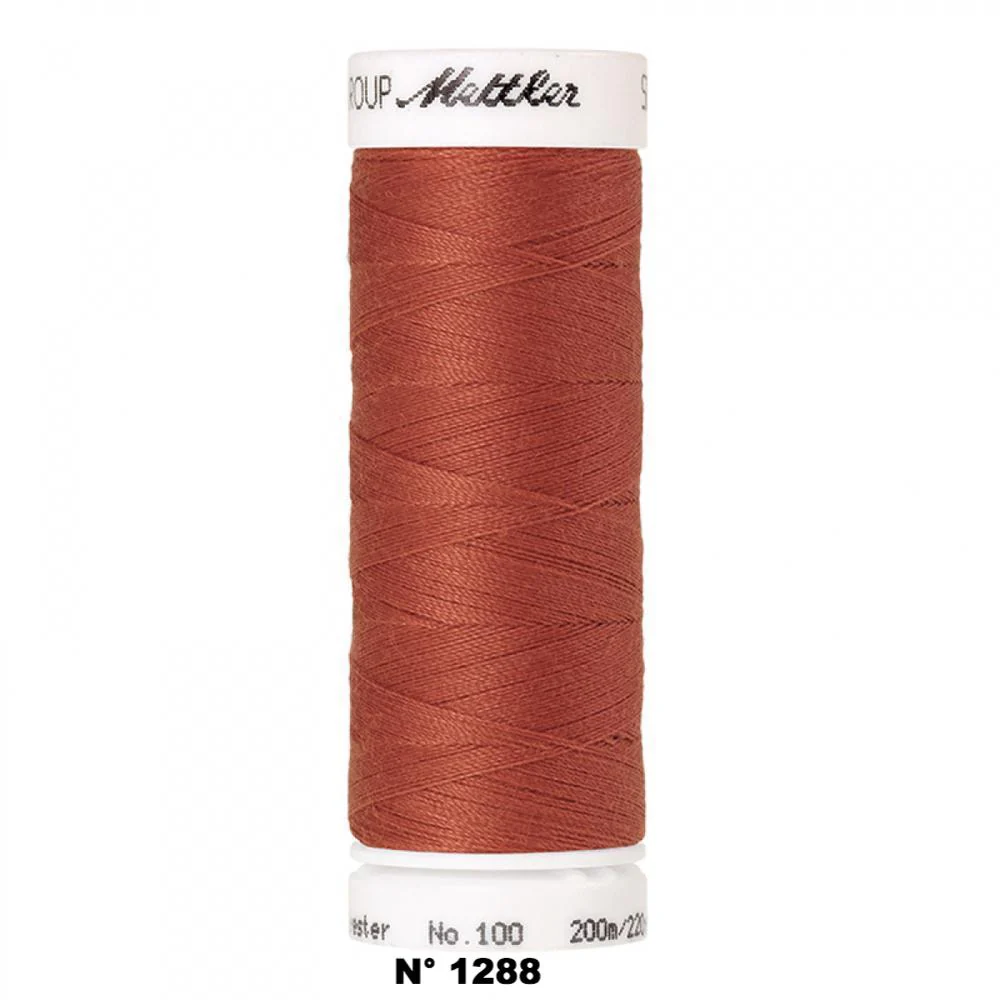 Fil à coudre 200m Orange, Mettler, grand choix de couleur - Image 5