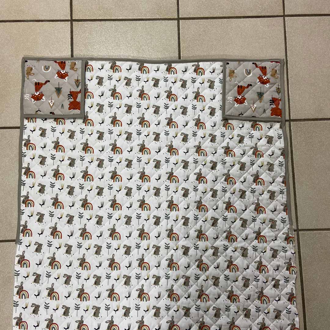 Coupon Tissu coton matelassé réversible pour enfants, Dolina/Paoo, 70cm - Image 5